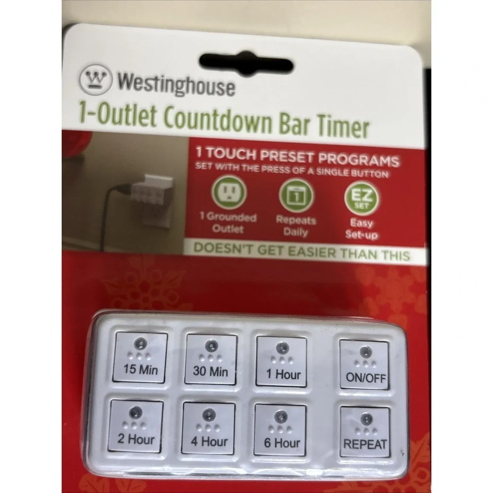 New‎ Westinghouse 1-Outlet Countdown Bar Timer